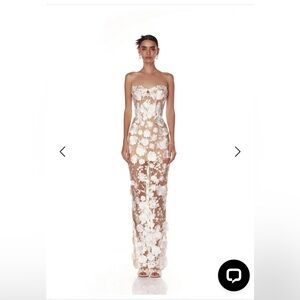 Bronx and Banco Jasmine Blanc Maxi Dress